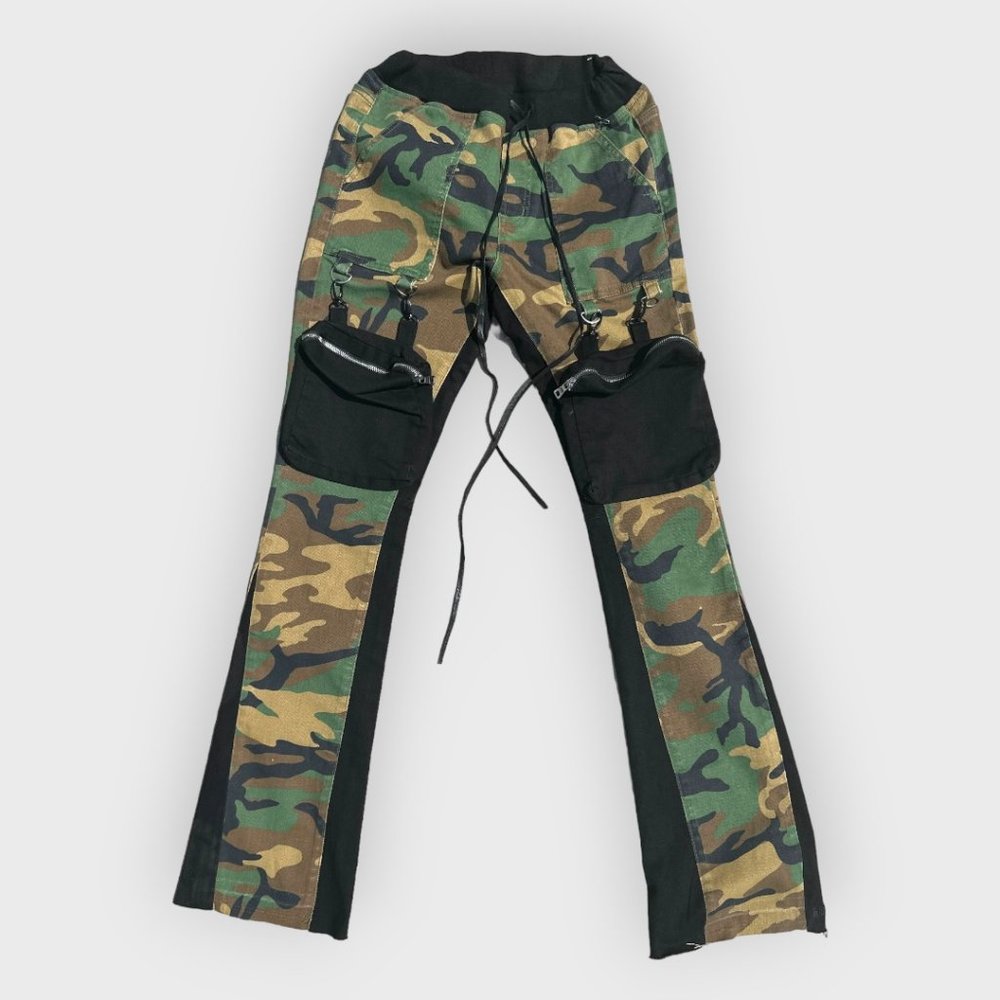 Size 32 Slim Flare Camouflage Denim For men